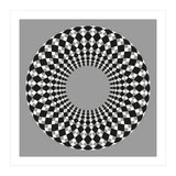 Black and white round (Print Only) thumbnail