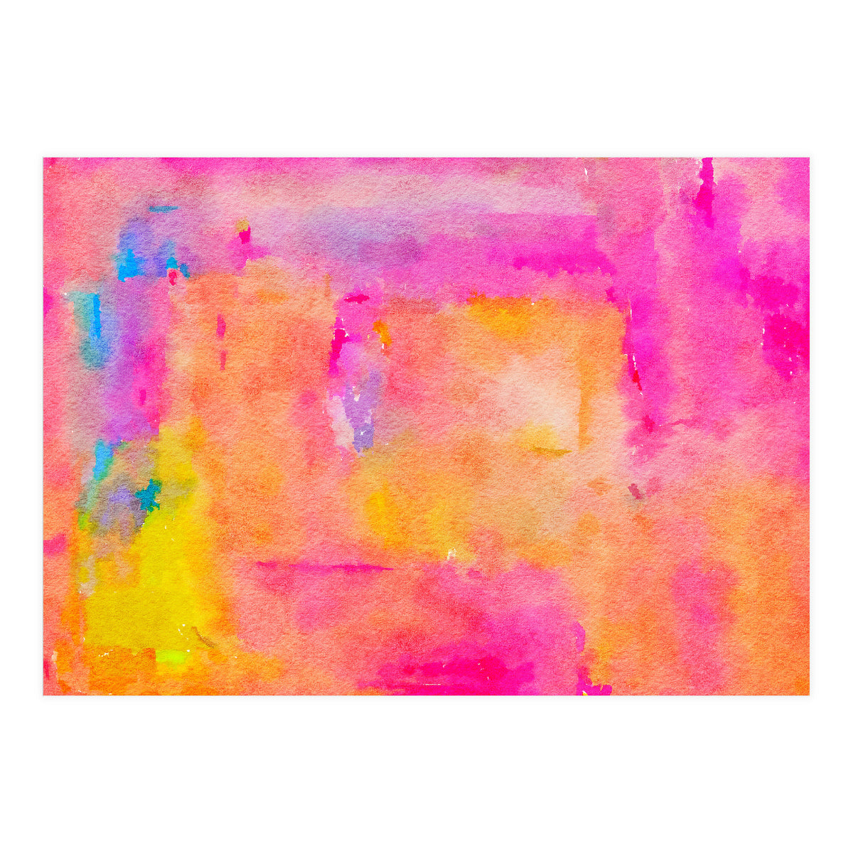 Be A Rainbow In Someone's Cloud | Modern Bohemian Watercolor Painting Optimism Positivity Good Vibes (Print Only)