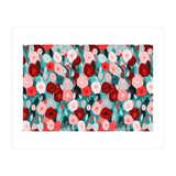 Abstract flower garden acrylic painting (Print Only) thumbnail