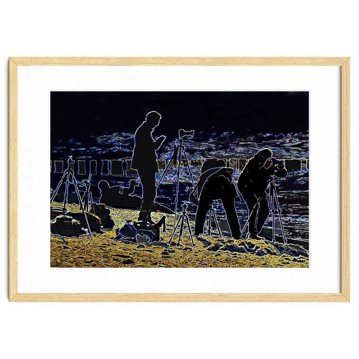 Photographers at the beach