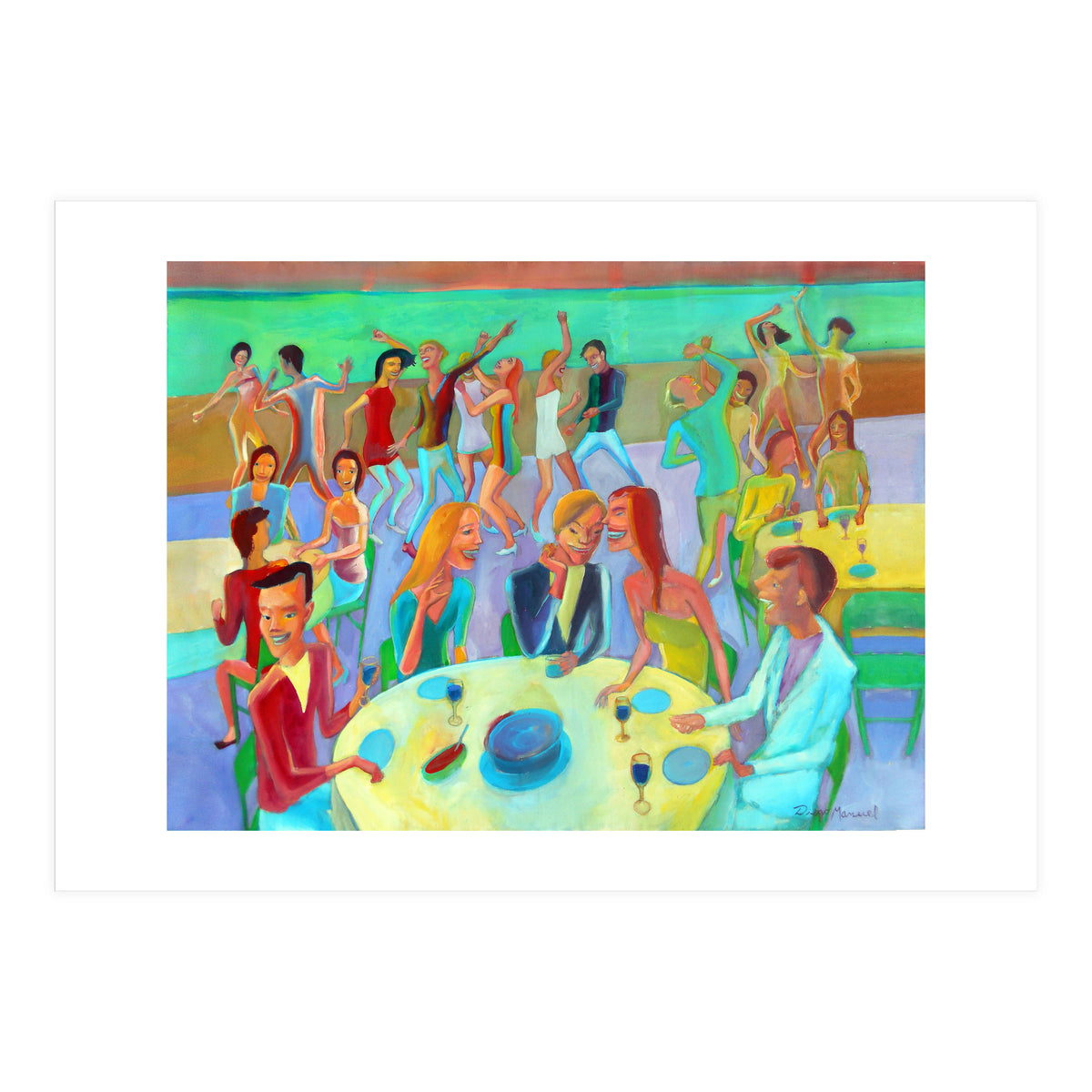 Baile En El Crucero  (Print Only)