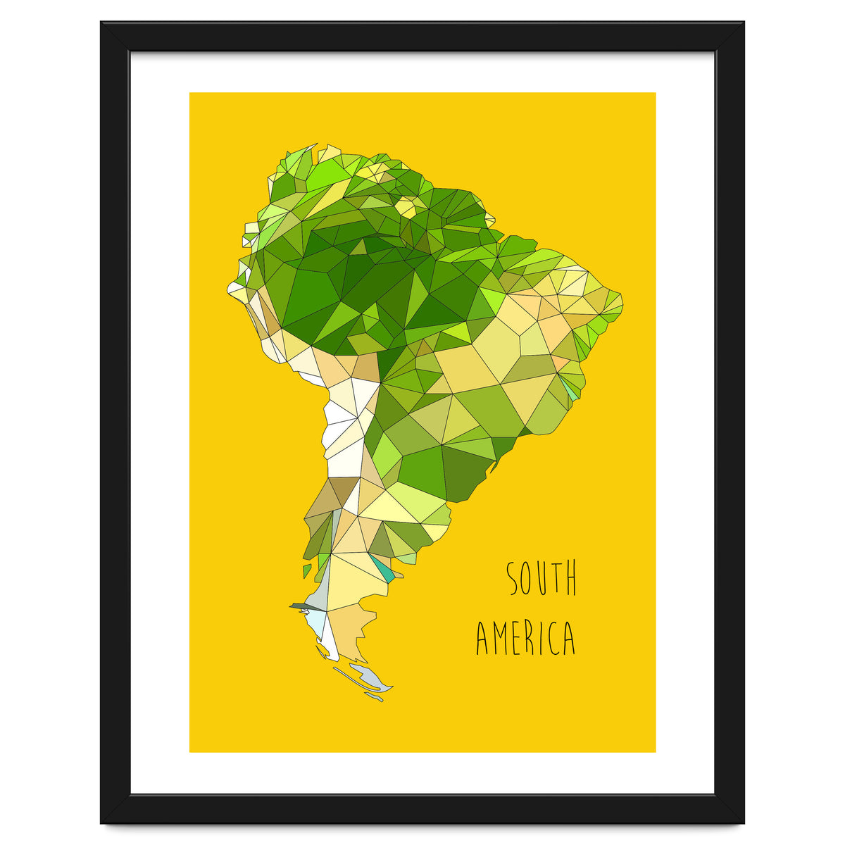 SOUTH AMERICA – Yellow