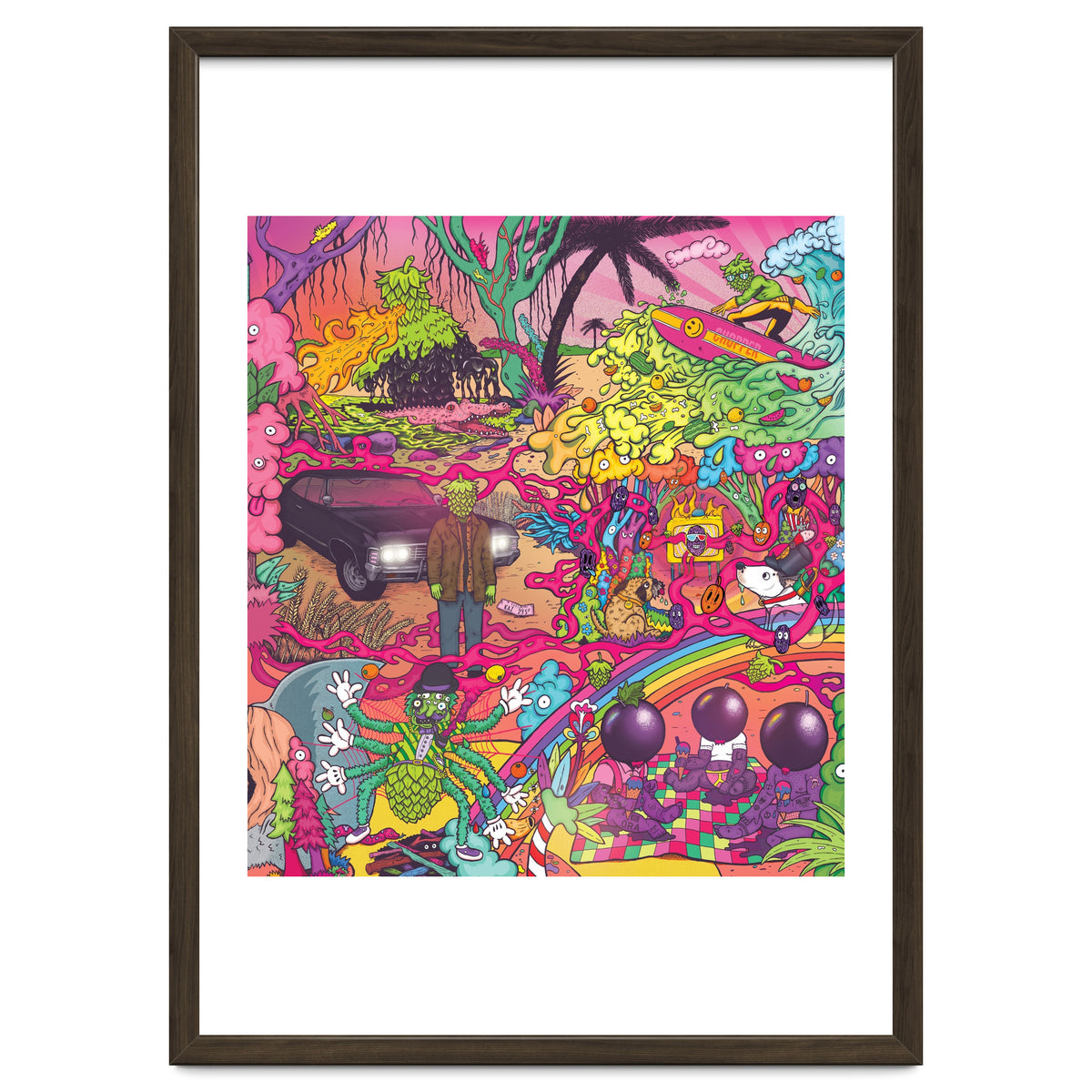 ABBEYDALE BREWERY COLLAB SERIES #2 FULL ILLUSTRATION - THORNBRIDGE, WILDE CHILD, RIDGESIDE, TORRSIDE, BOX SOCIAL, ORA BREWING