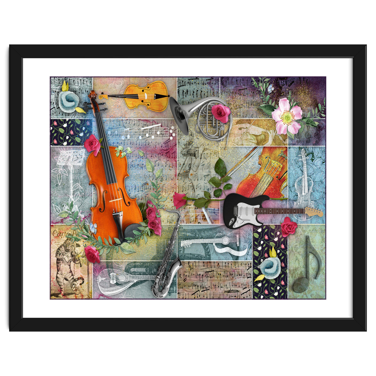 Musical Garden Collage