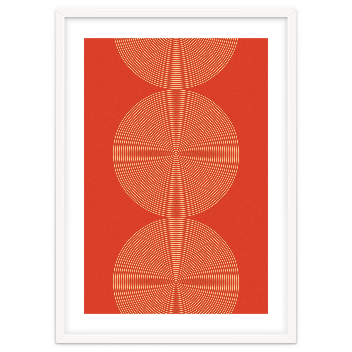 Radial Mid Century Geometric Art