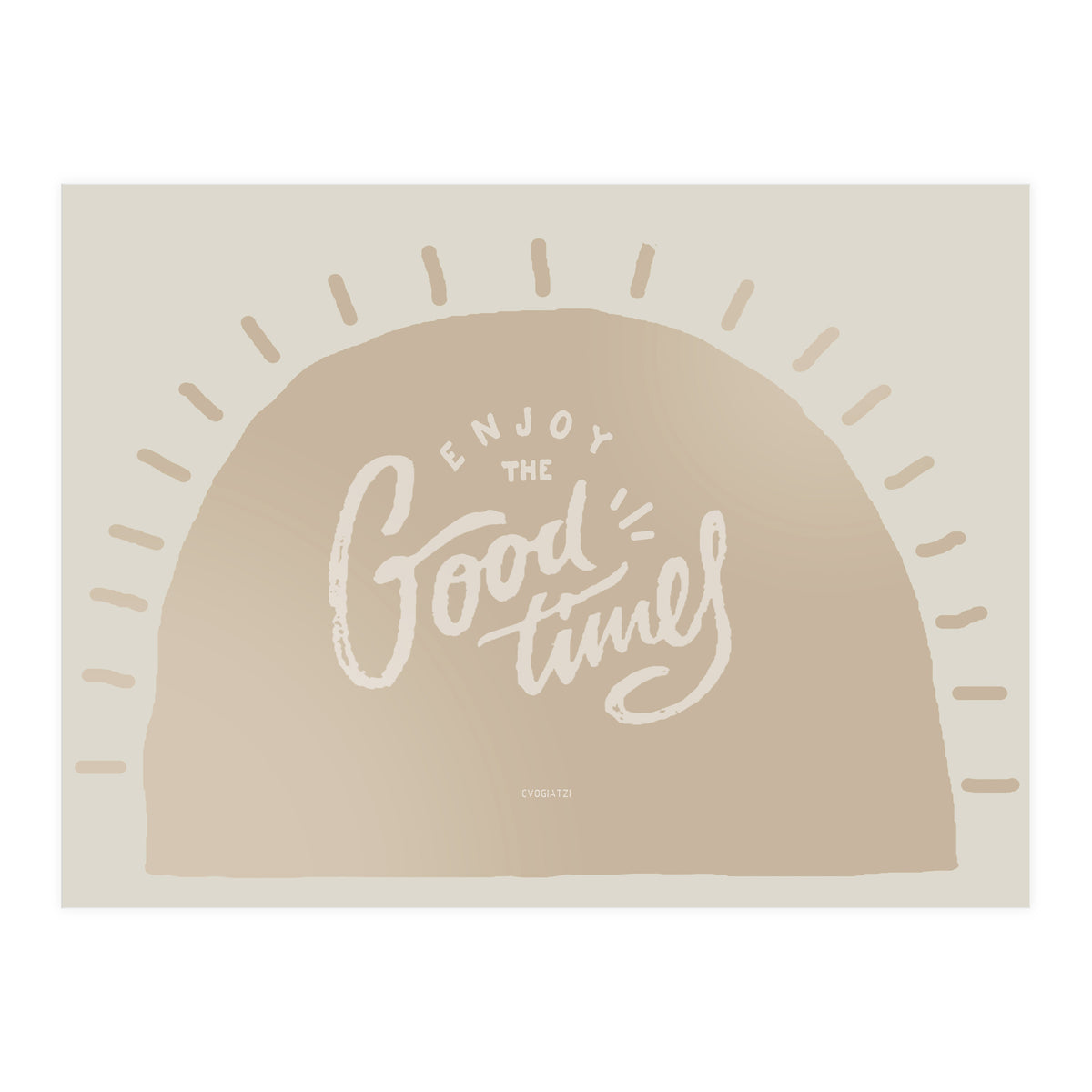 Enjoy the Good times I (Print Only)