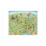 Napa Valley Illustrated Map (Print Only) thumbnail