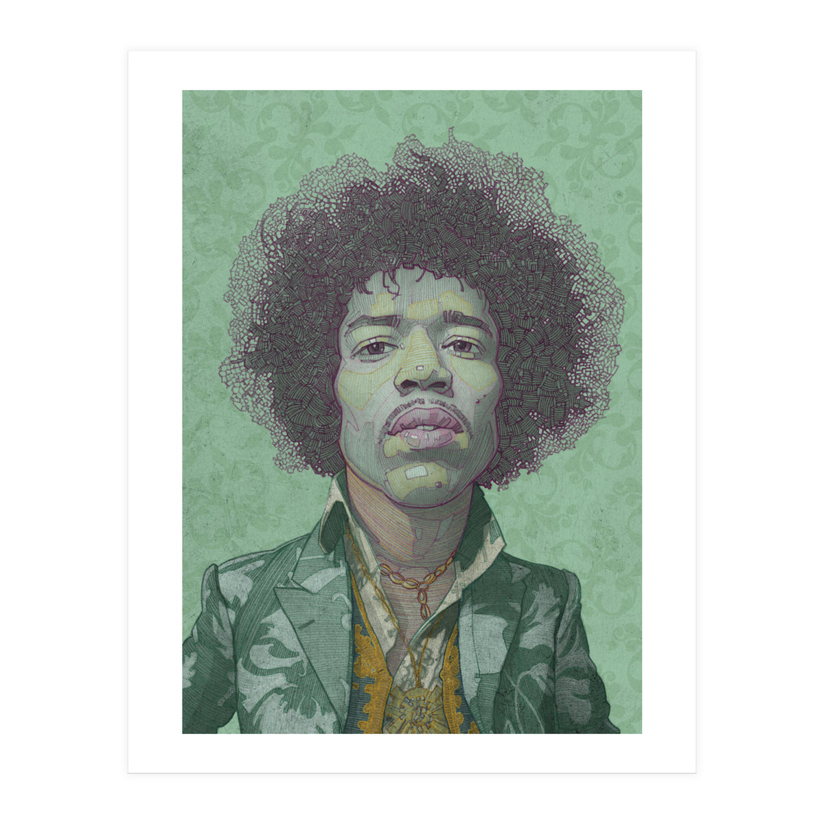 Hendrix Illustration (Print Only)