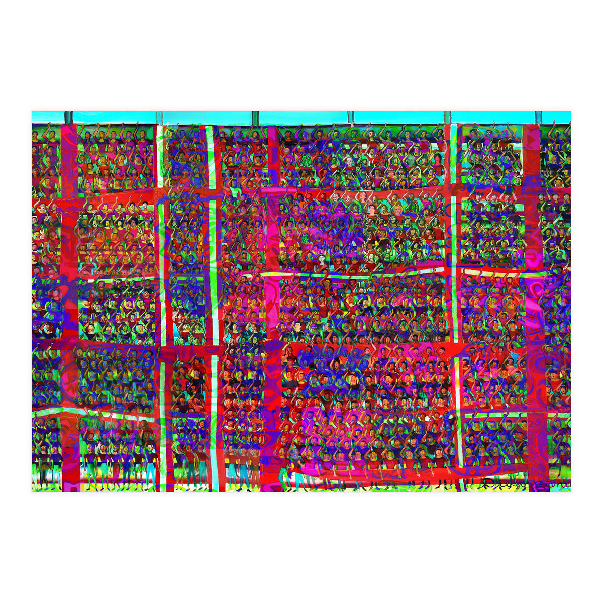 Gran Hinchada Roja 17 (Print Only)