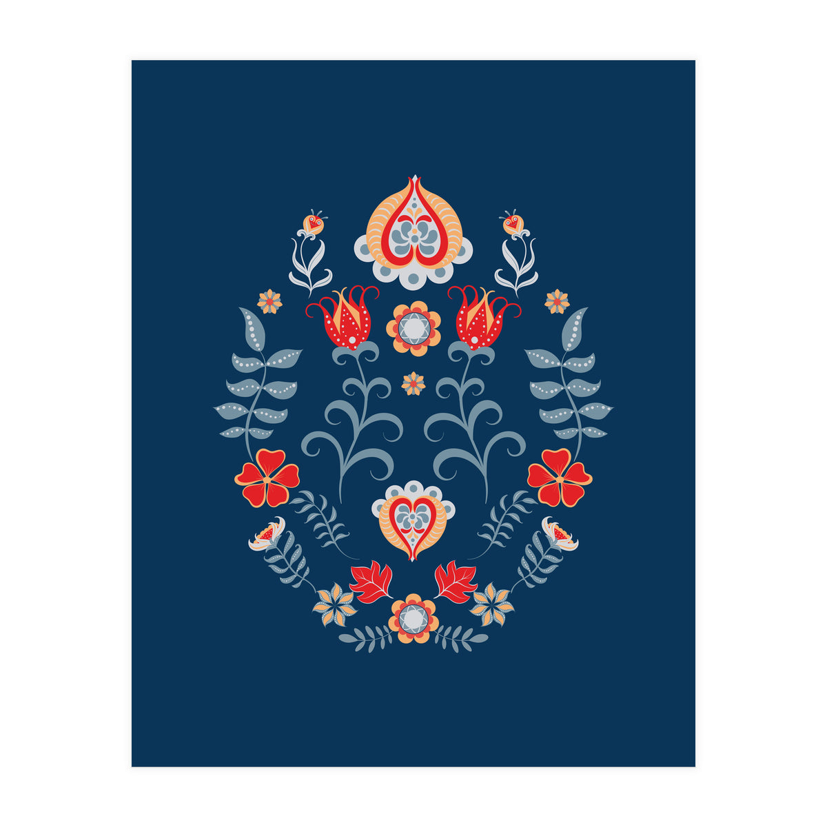 Scandinavian Folk Art (Print Only)
