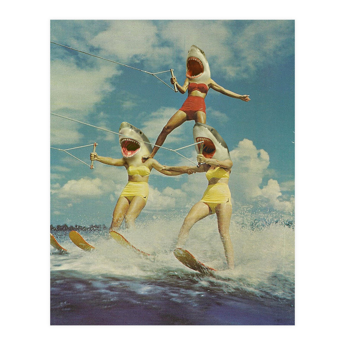 On Evil Beach - Sharks (Print Only)