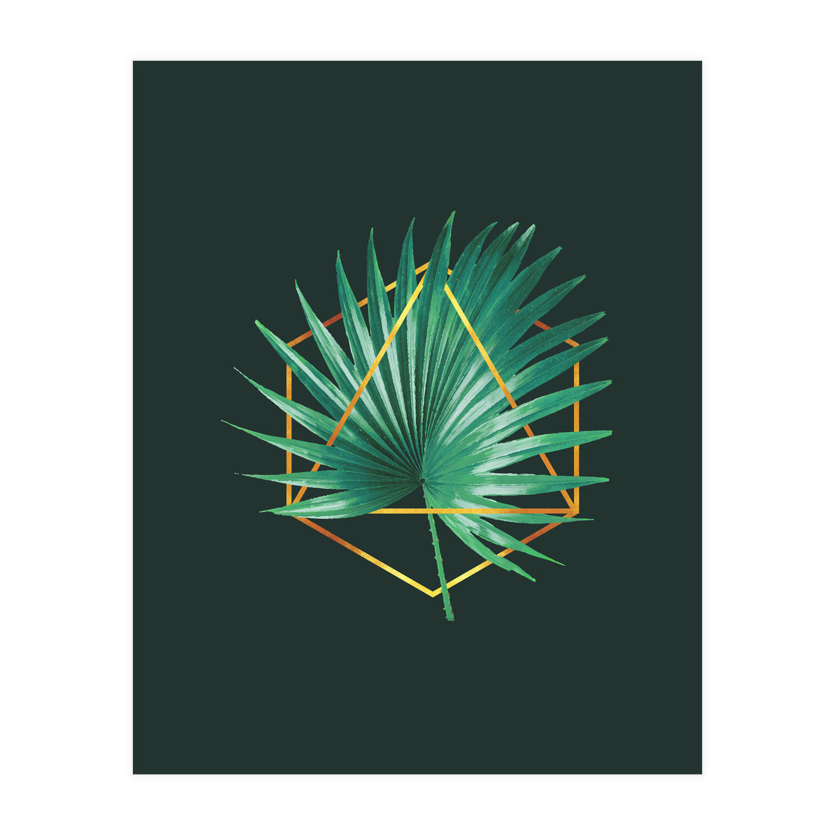 Tropical Palm Leaf 02 (Print Only)