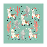 Llama In Green Desert (Print Only) thumbnail