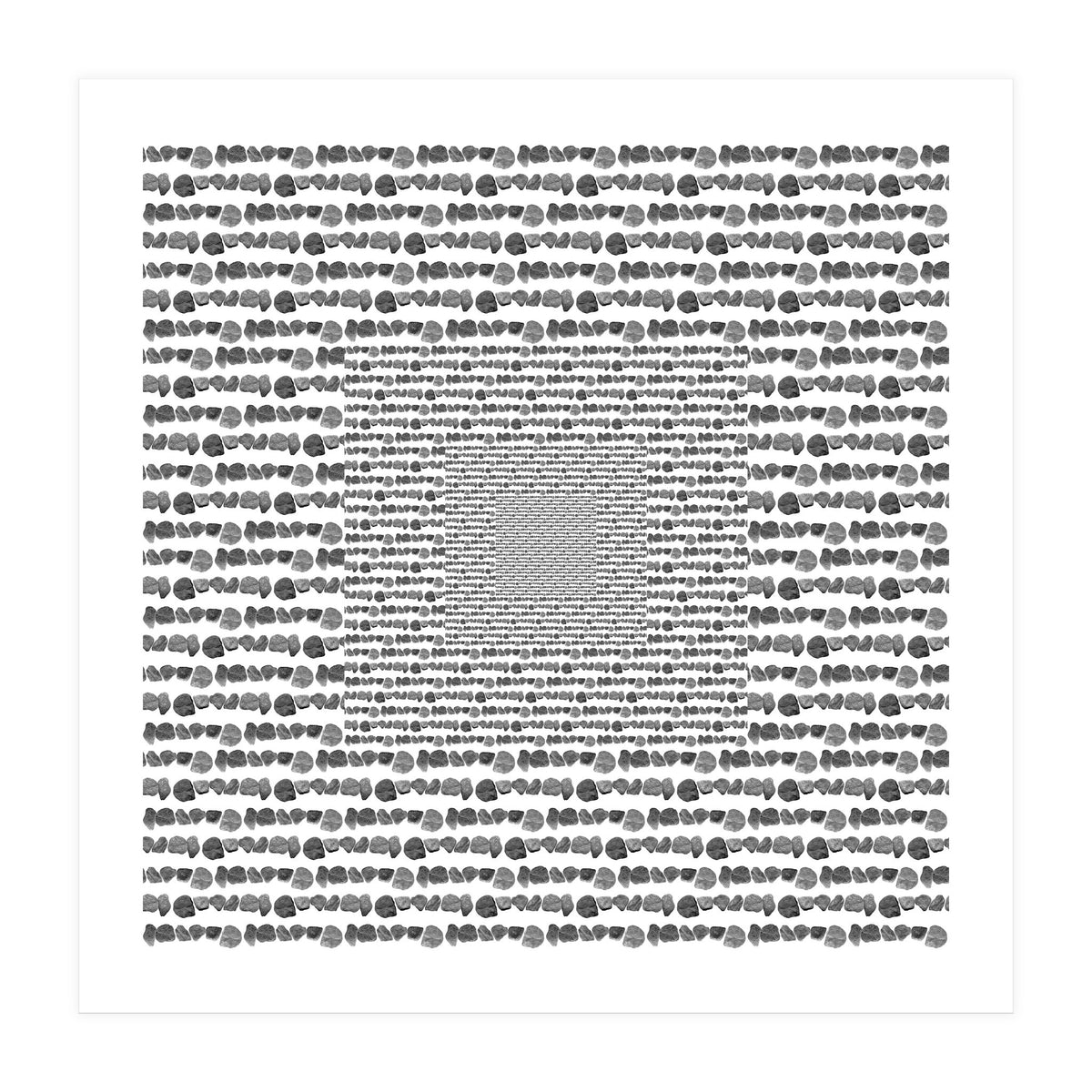 Squares with stones (Print Only)