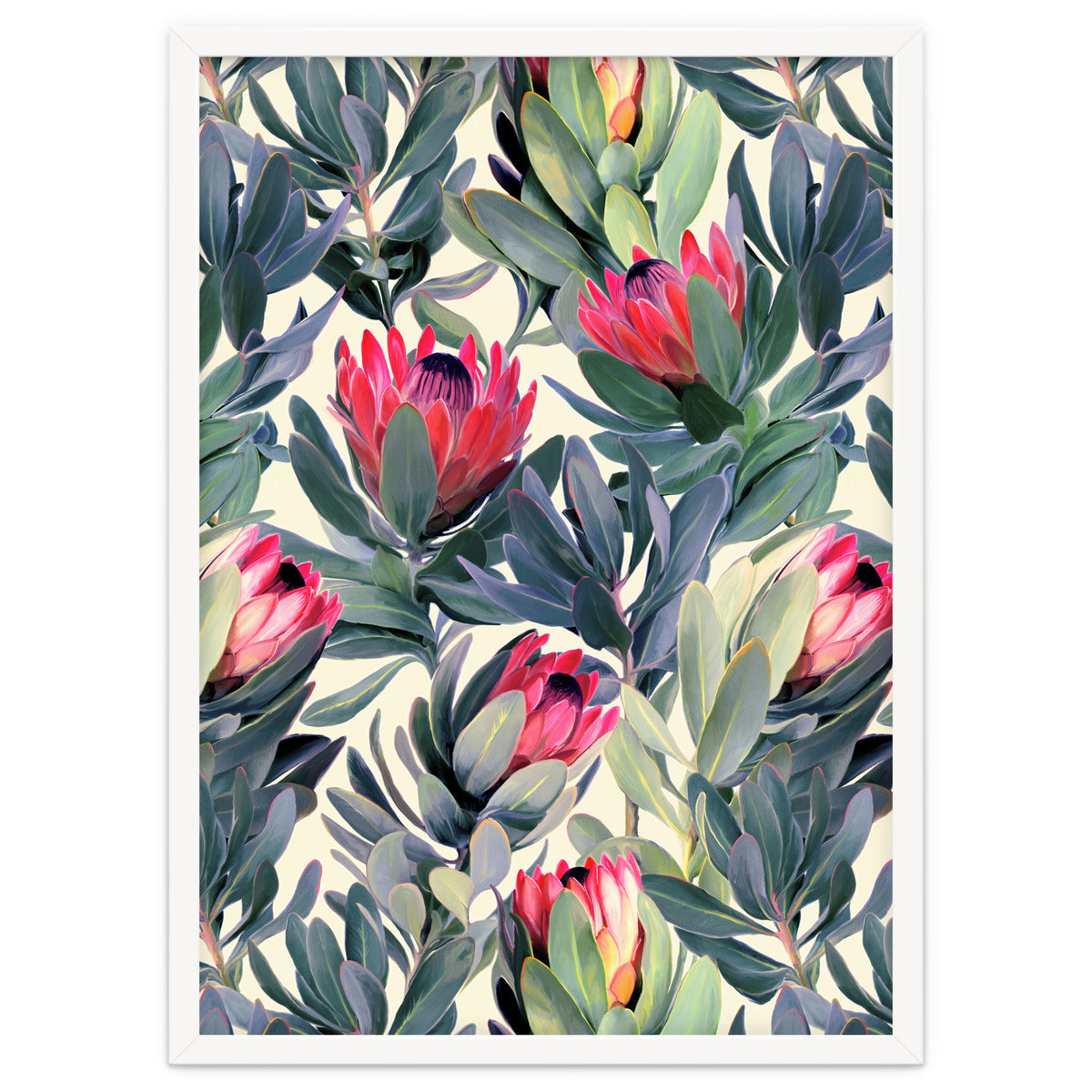 Painted Protea Pattern