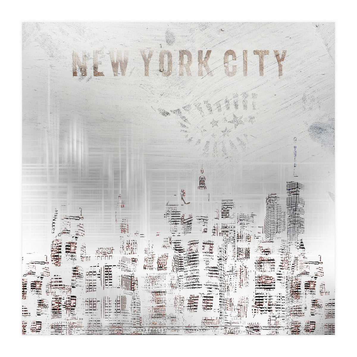 MODERN ART New York City Skylines  (Print Only)