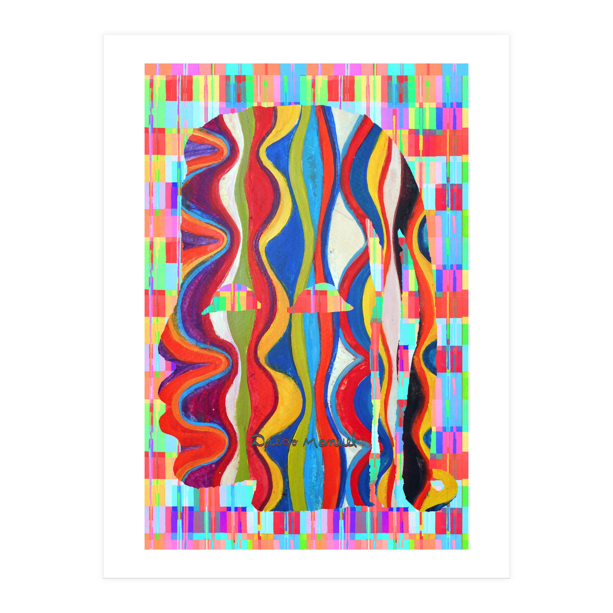 Abstracto Pop Nuevo B Nuevo 12 (Print Only)