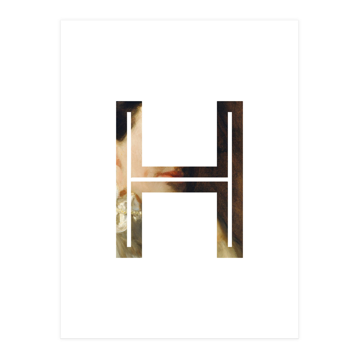 Letter H - (Impress) (Print Only)