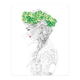 Green Hydrangea Girl (Print Only) thumbnail