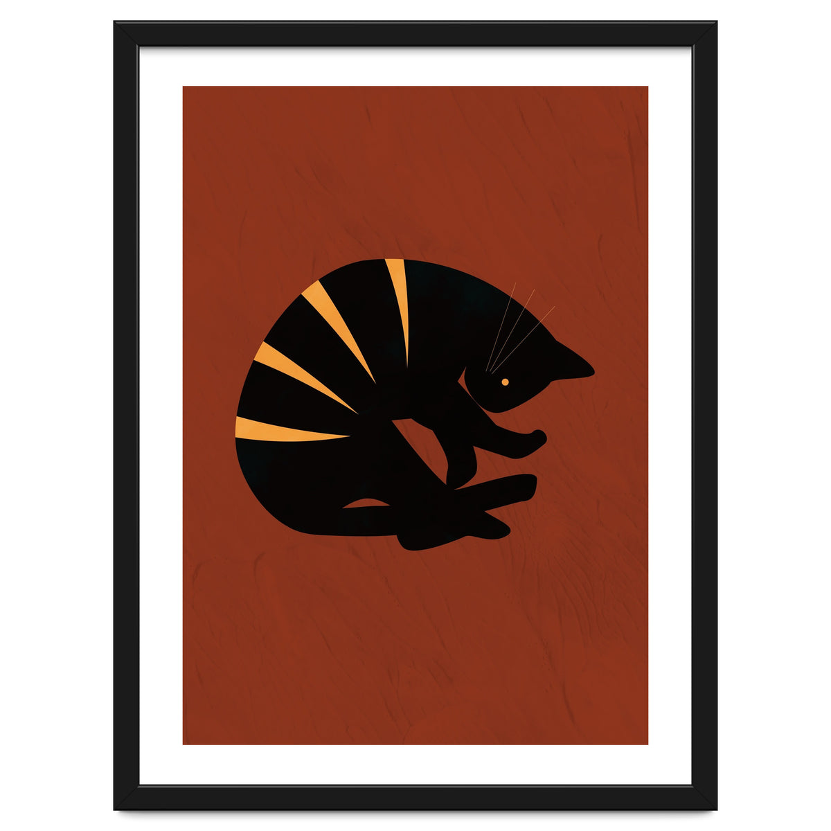 Black Cat Modern Terracotta