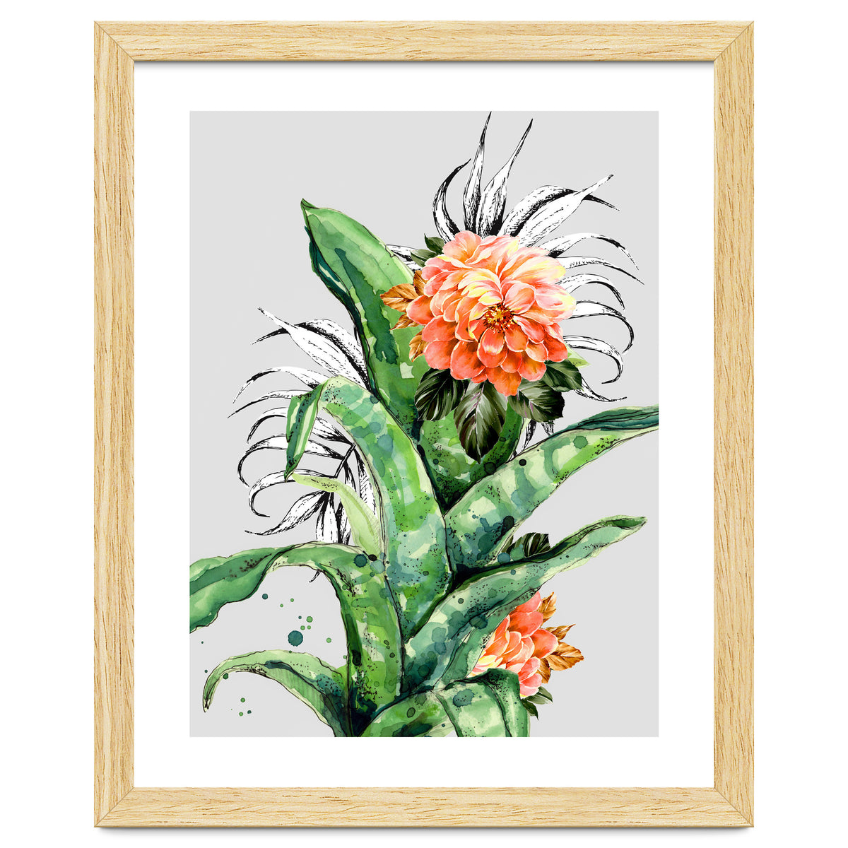 Collage of florid nature