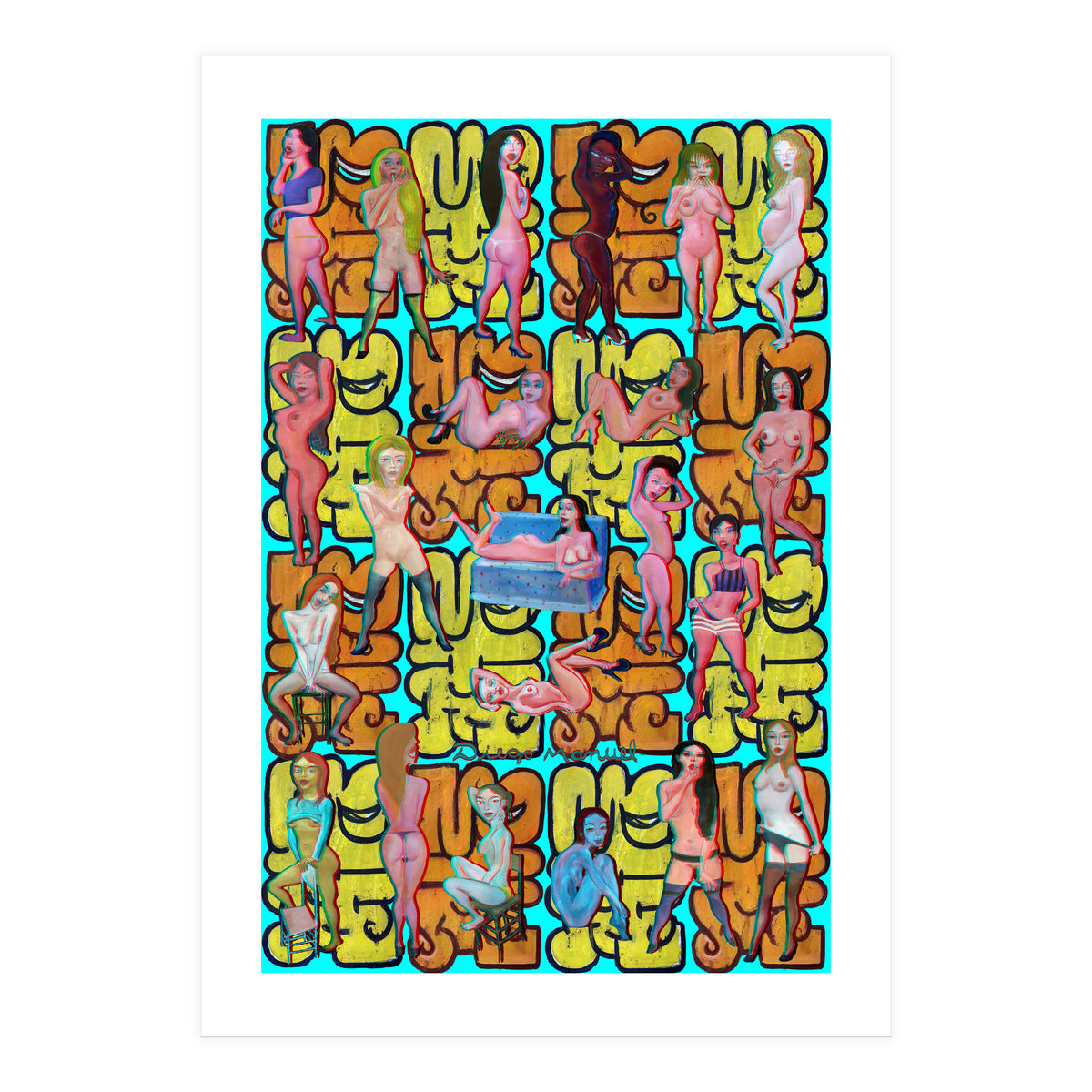 Chicas 3d 2 (Print Only)