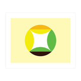 Geometric Shapes No. 21 - yellow, green & orange (Print Only) thumbnail