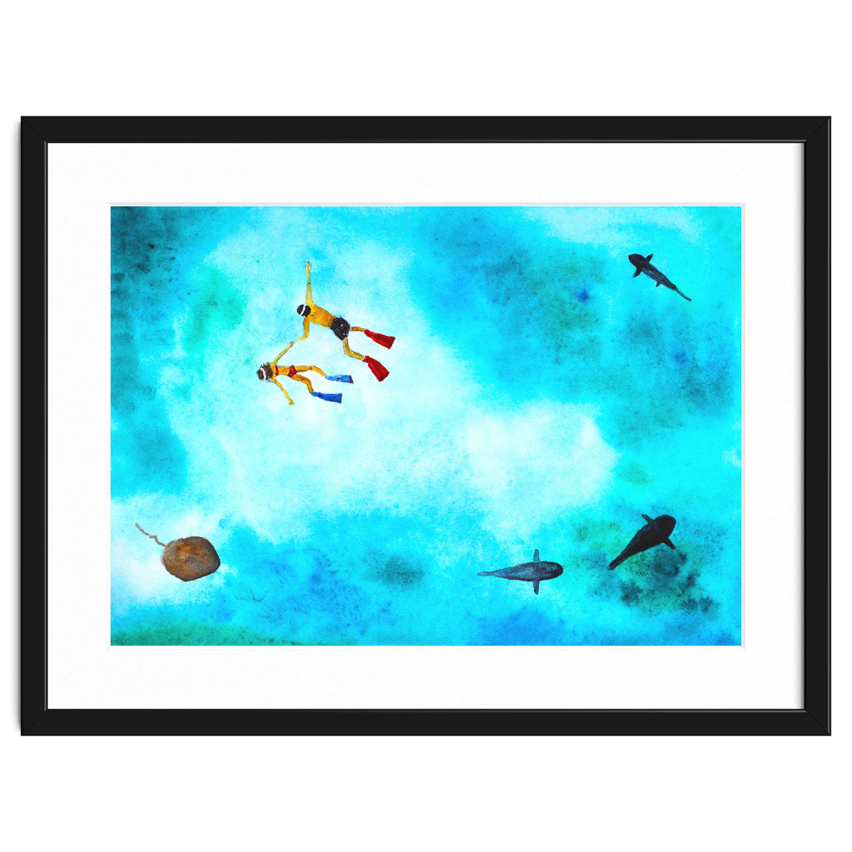 One summer day || watercolor