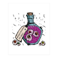 Decomposed eyes in a bottle (Print Only)
