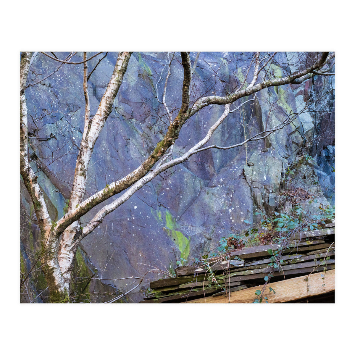 Dinorwic slate quarries in Llanberis, Wales, 3 (Print Only)