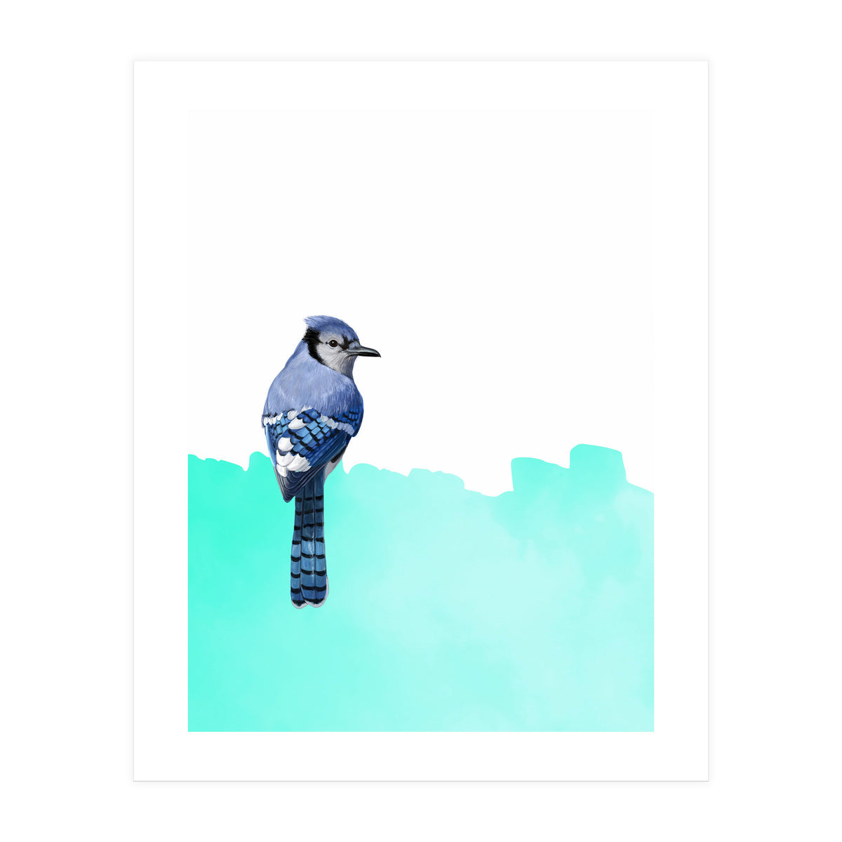 Bird Blue (Print Only)