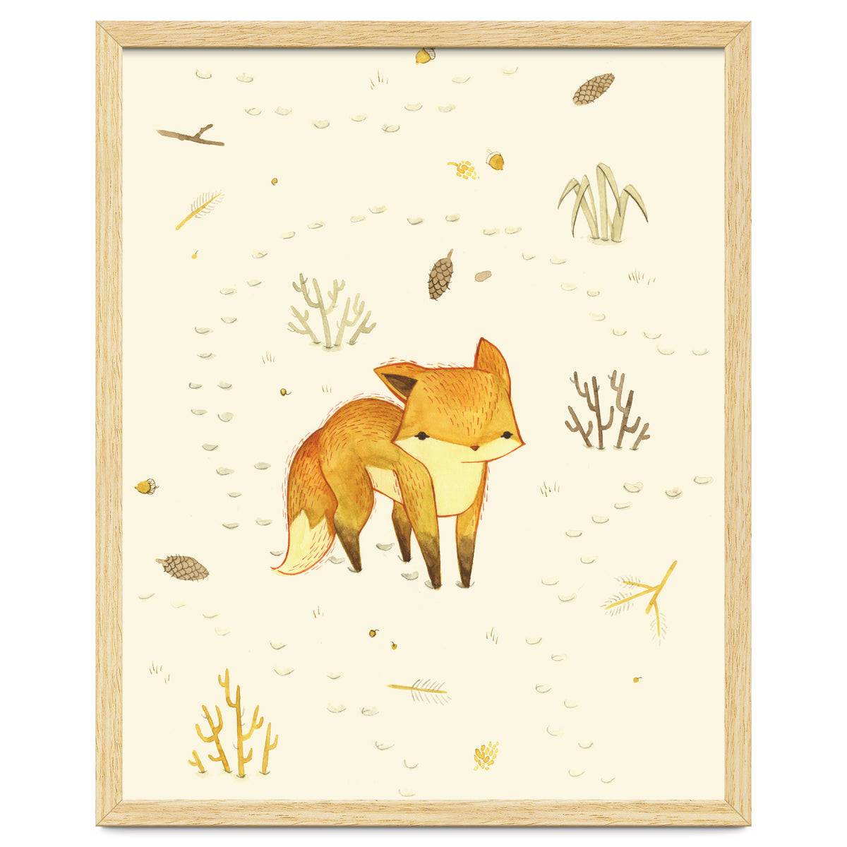 Lonely Winter Fox