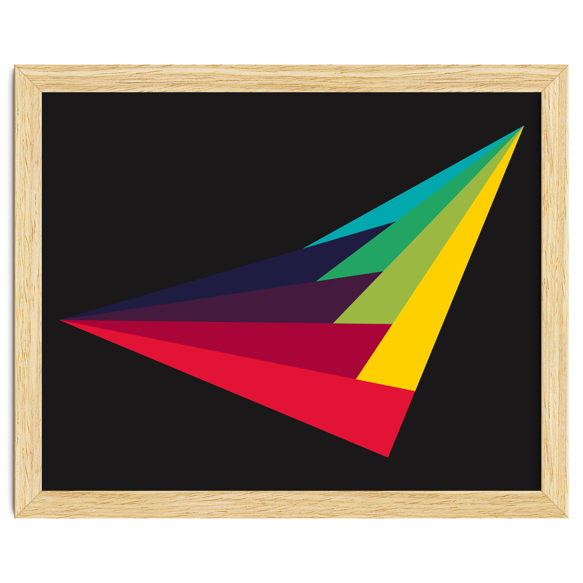 Geometric Shapes No. 40 - rainbow