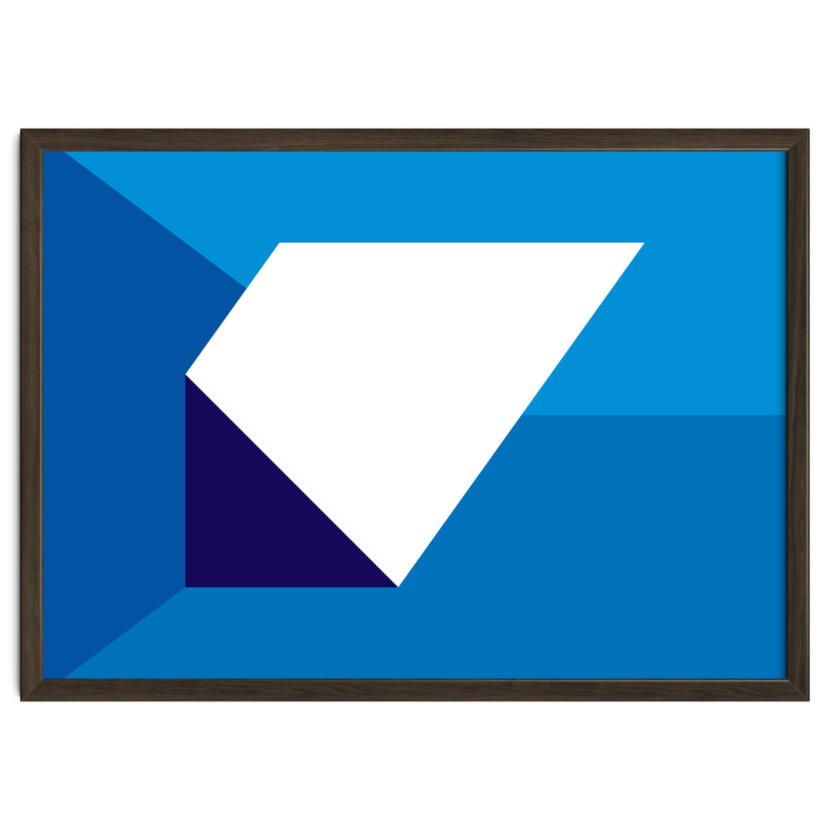 Geometric Shapes No. 32 -  blues