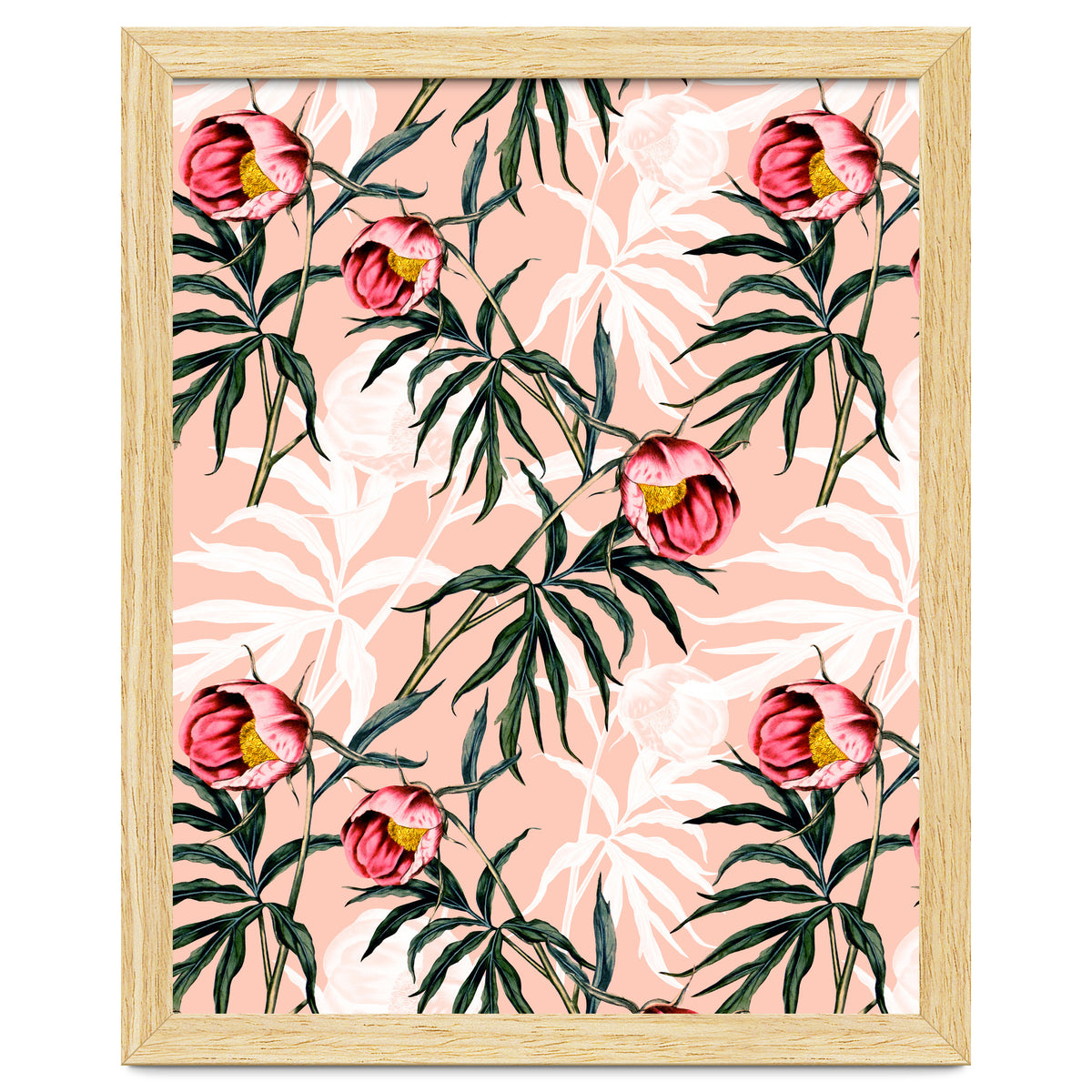 Flowery blooming pink