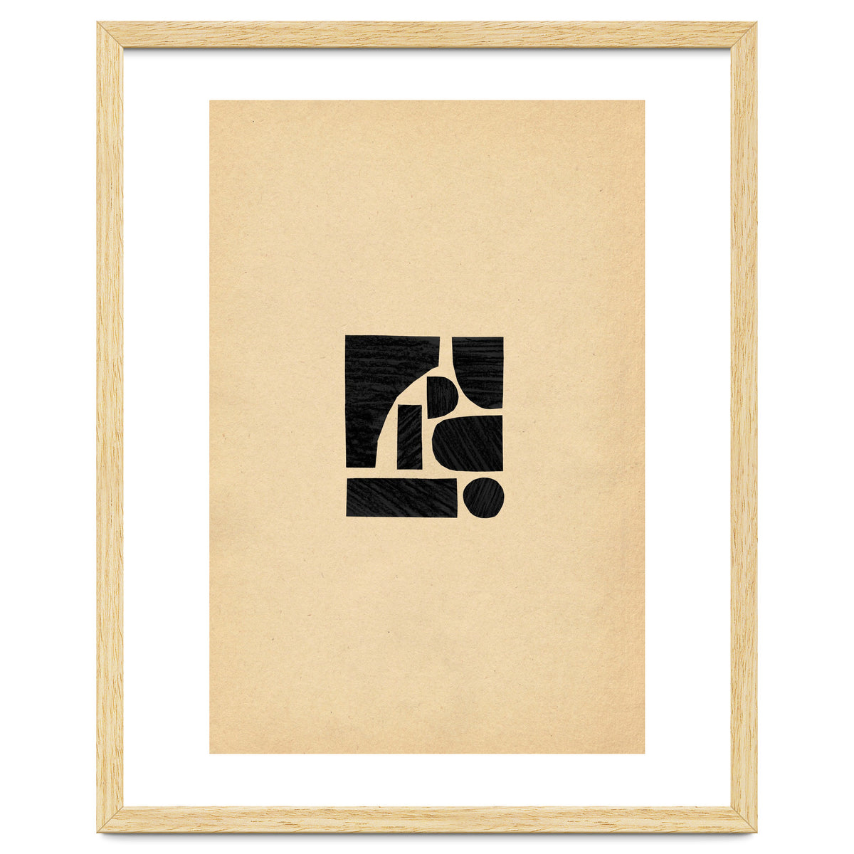 Minimalist black shapes