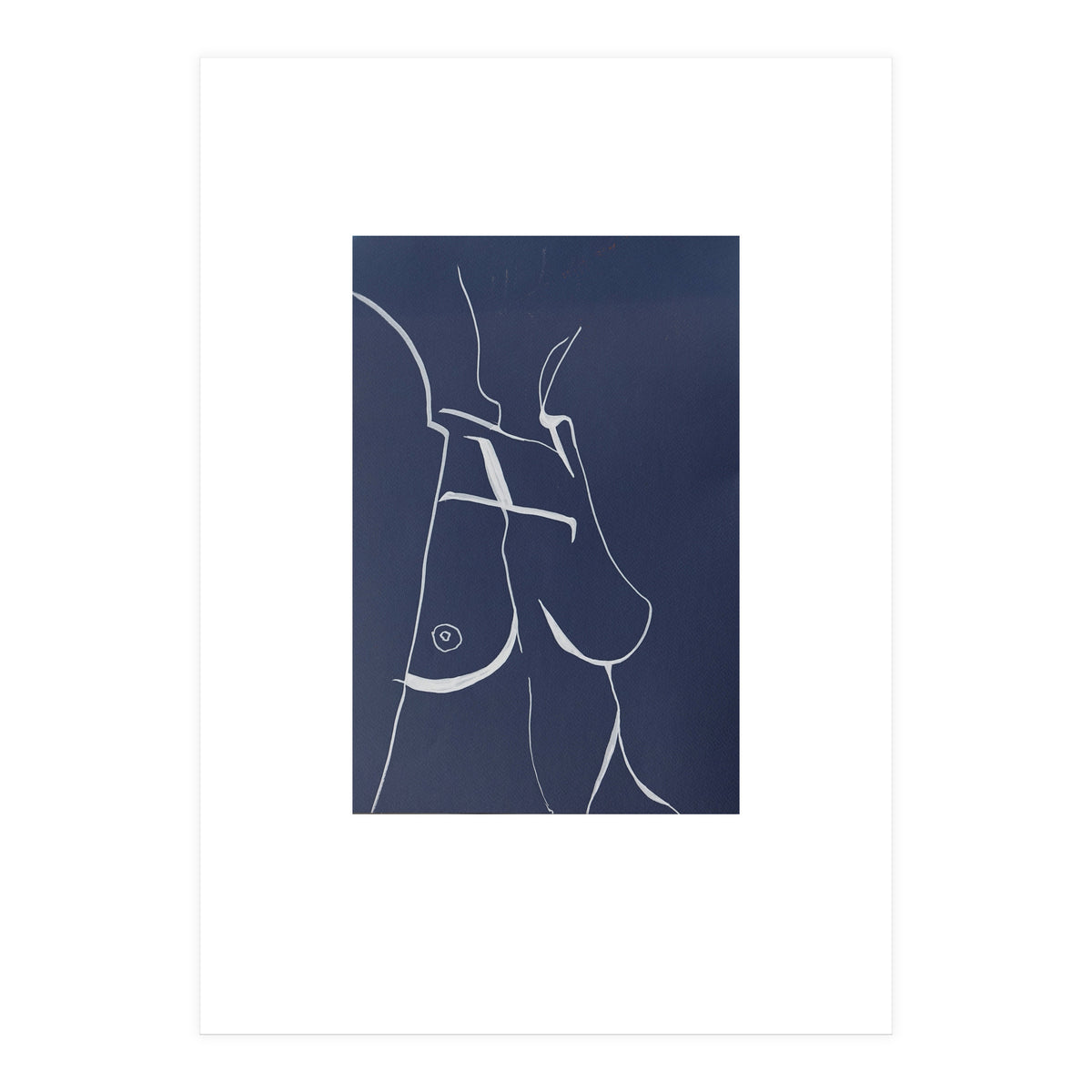 Topless Lady No 2 (Print Only)