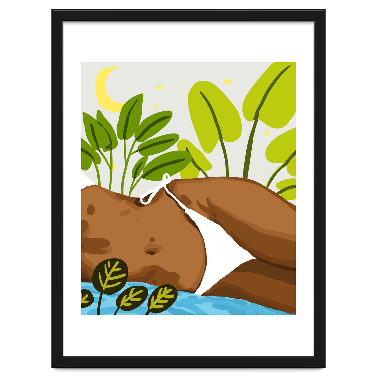 Is it Summer yet Modern Bohemian Black Woman, Bikini