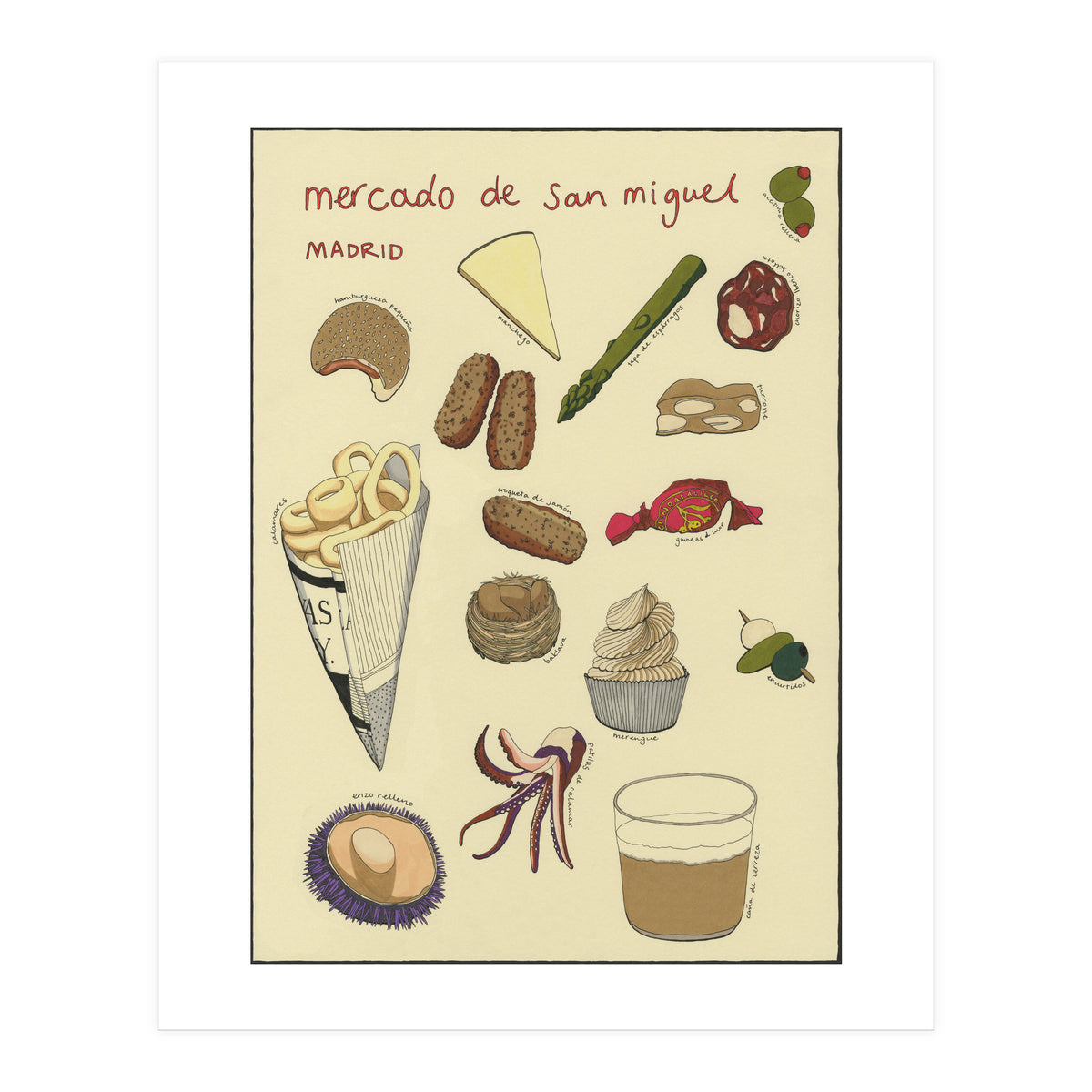 Mercado De San Miguel (Print Only)