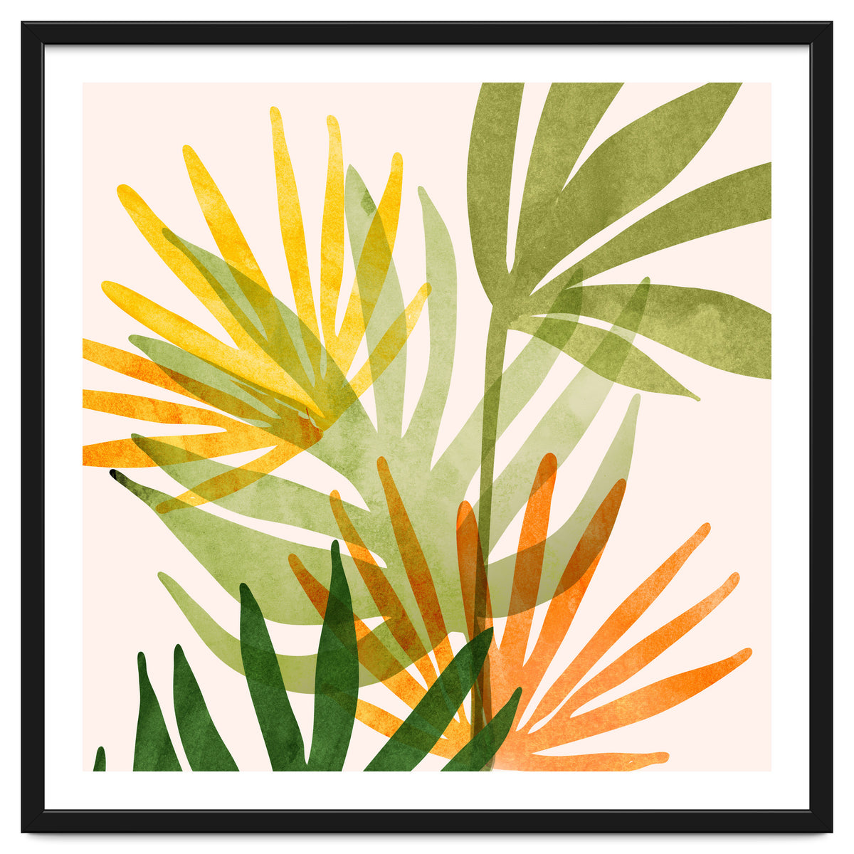Modern Tropical Abstract Bouquet