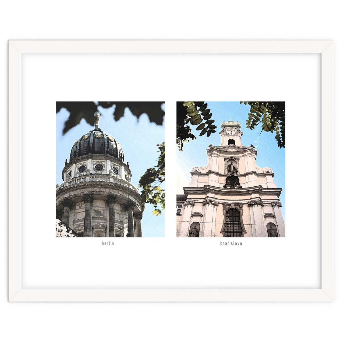 Architectural framing in paints