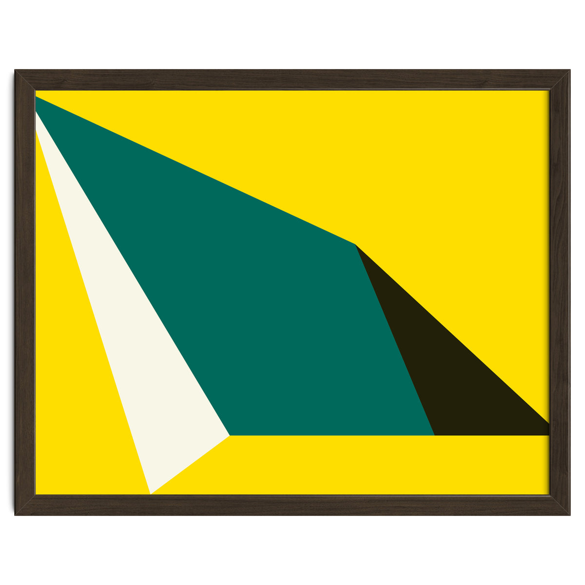 Geometric Shapes No. 74 - yellow, green & black