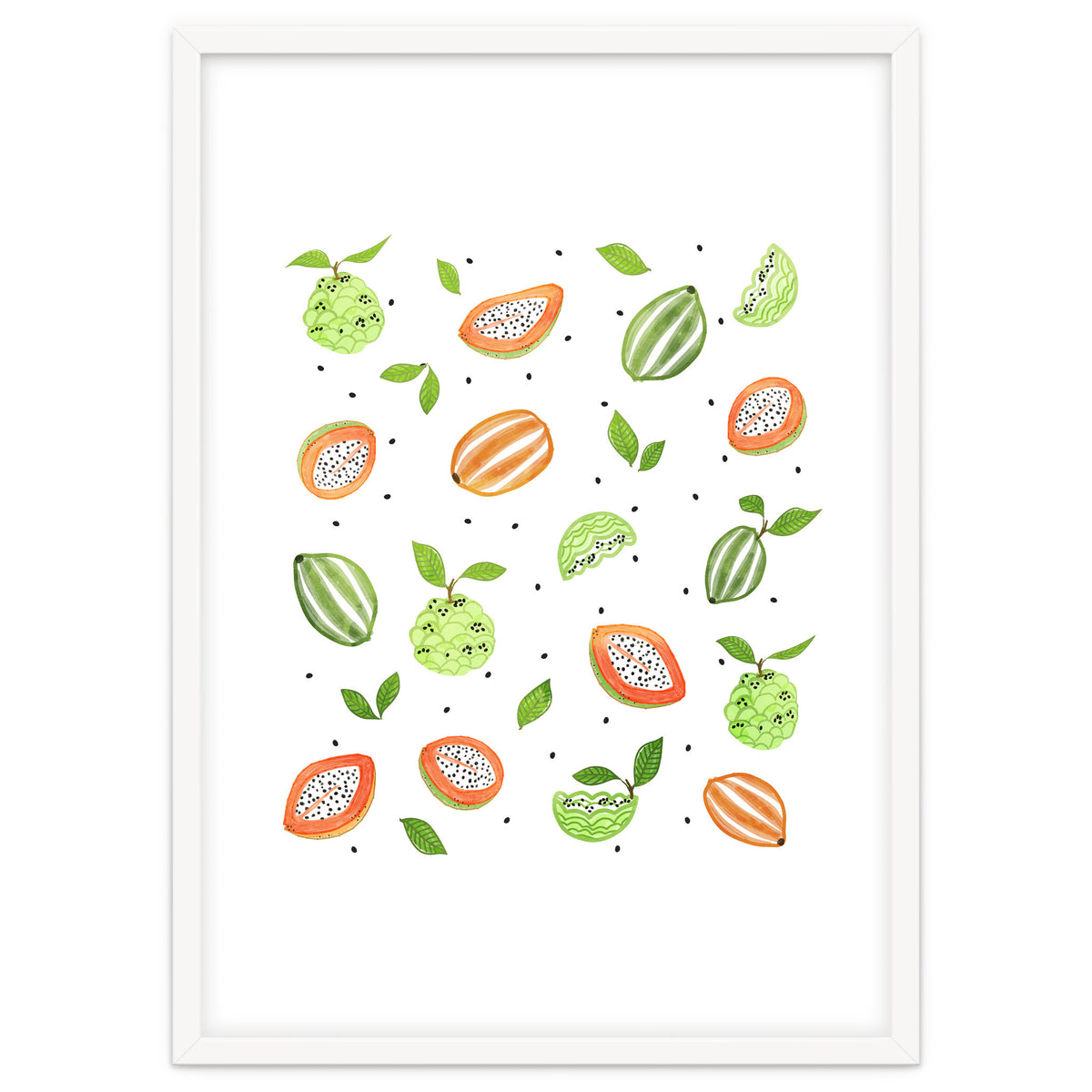 Papaya & Custard Apple