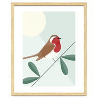 Mid Century Geometric Robin