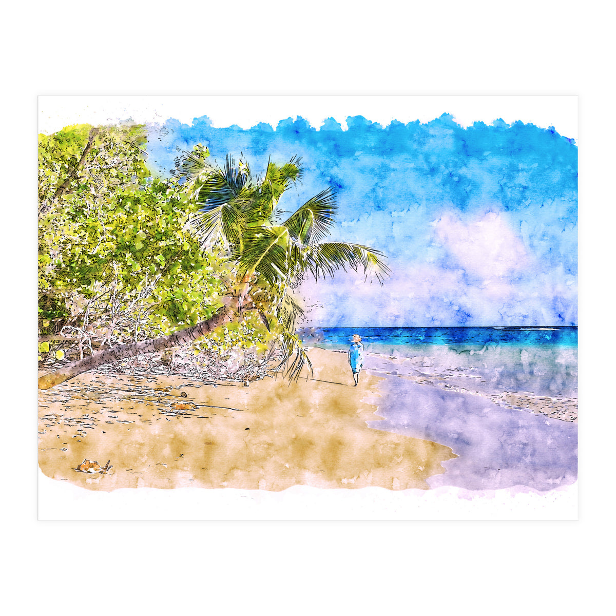 Tropical Island (Print Only)