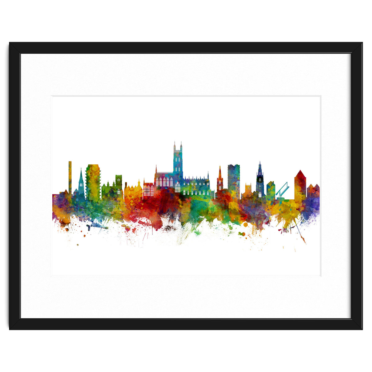 Gloucester England Skyline