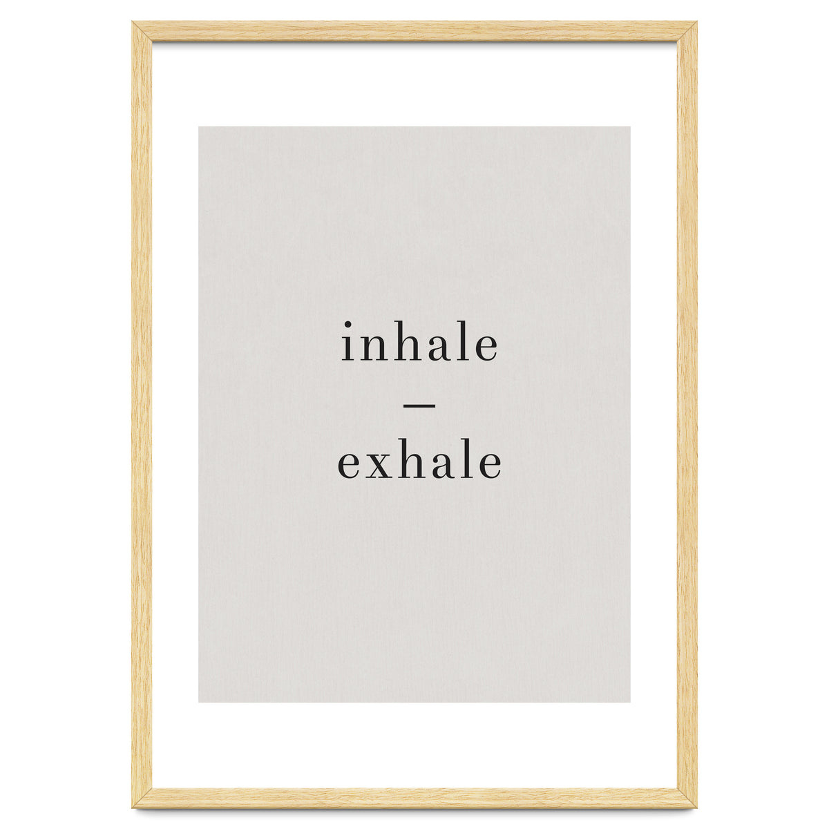 Inhale Exhale Grey Yoga