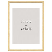 Inhale Exhale Grey Yoga