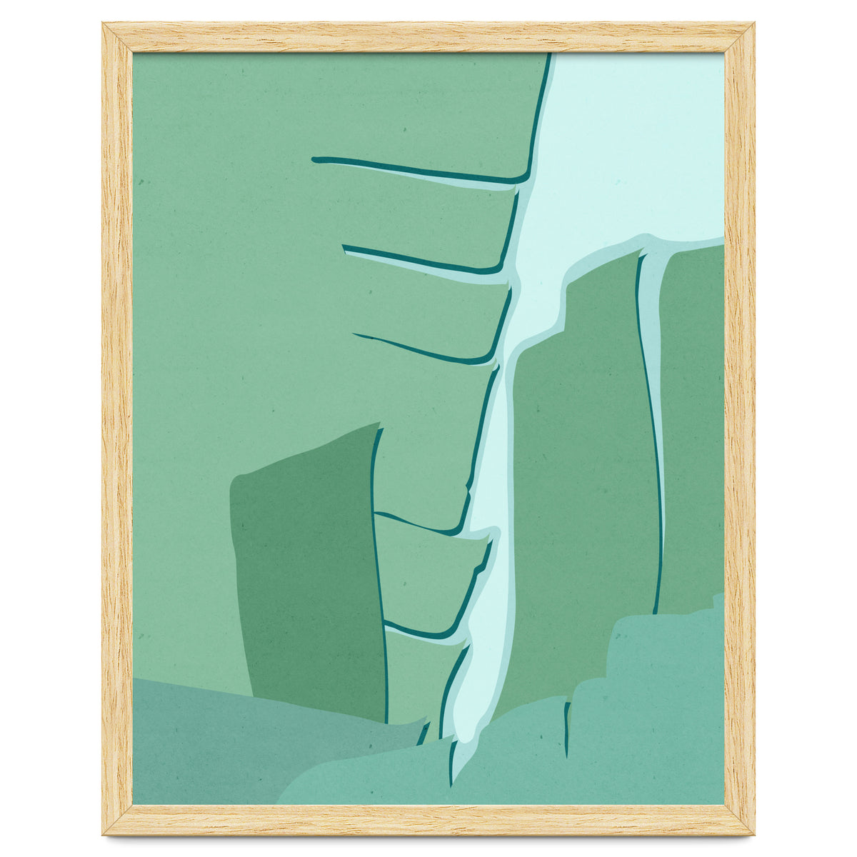 Abstract Banana Leaves One - Greener Eden