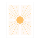 SUN IN LINE - GOLD (Print Only) thumbnail